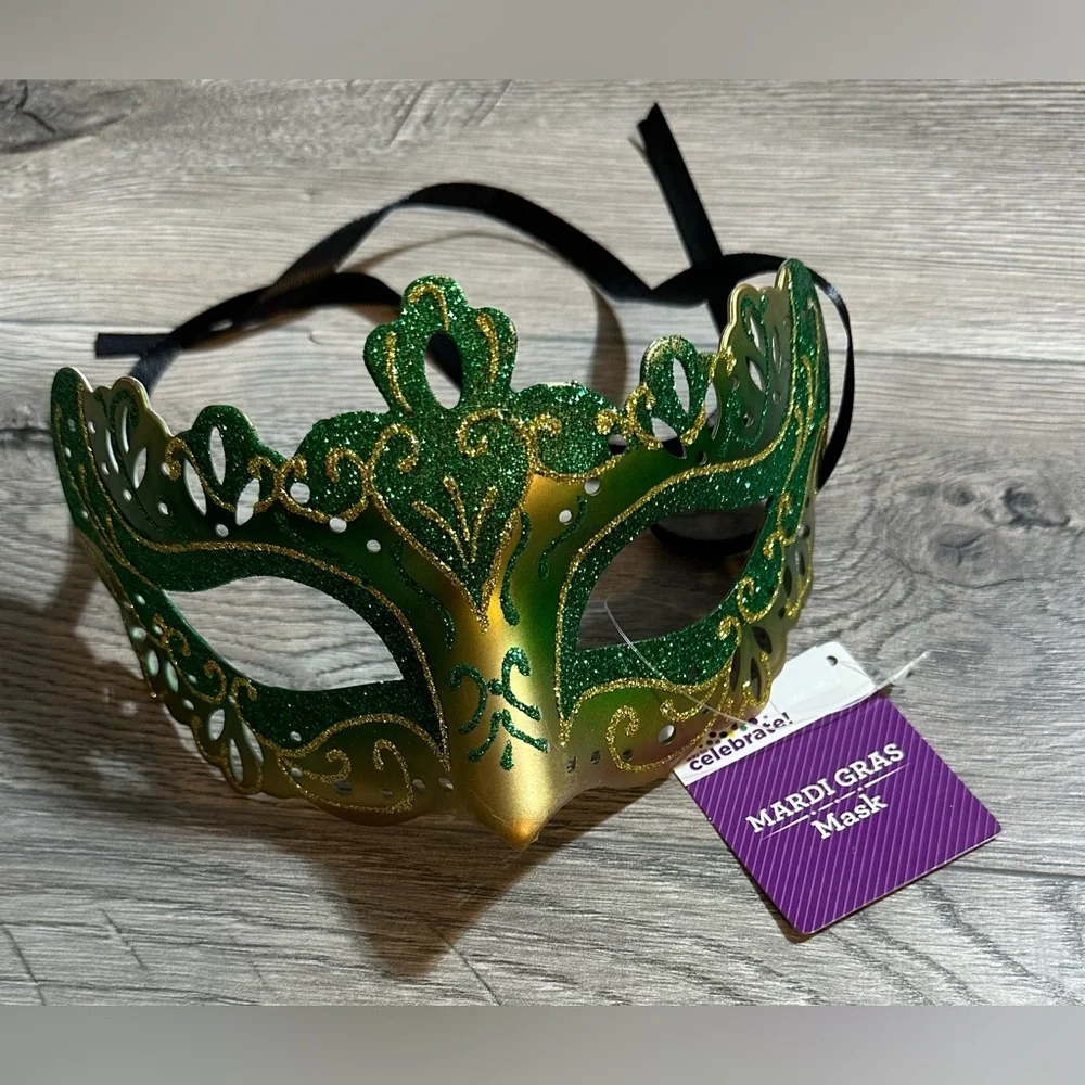 Mardi Gras Costume Mask-Adult Size. Wear It Or Decorate With It.